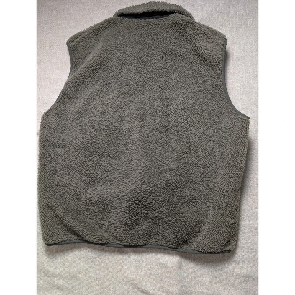 Vintage Patagonia Retro-X Deep Pile Fleece Shepra Vest Full Zip Olive  XXL 90s